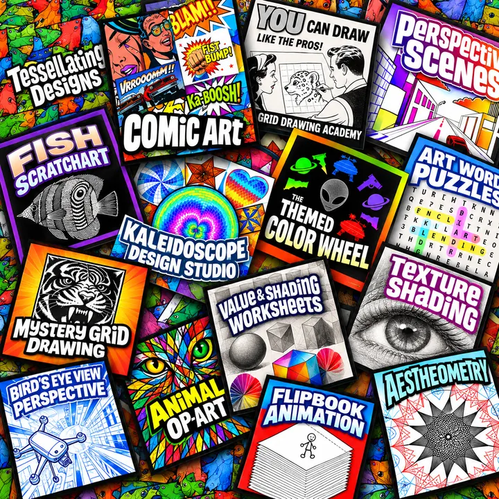 Art class resources by Scott Cummins