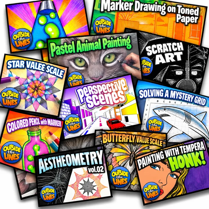 Art lesson videos by Scott Cummins